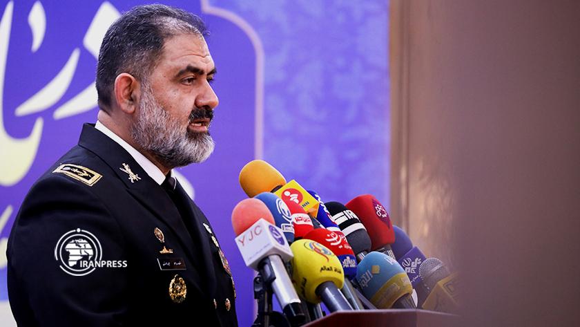 In picture: Iran’s Navy commander at news conference