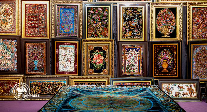 Hand-woven carpet; jewel of Iranian art in world