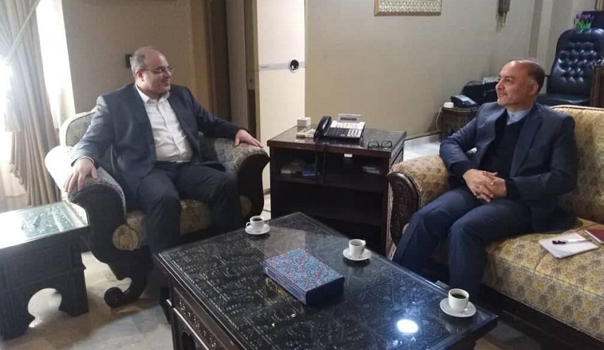 السفير الايراني يبحث مع وزير الاقتصاد السوري سبل تطوير التعاون