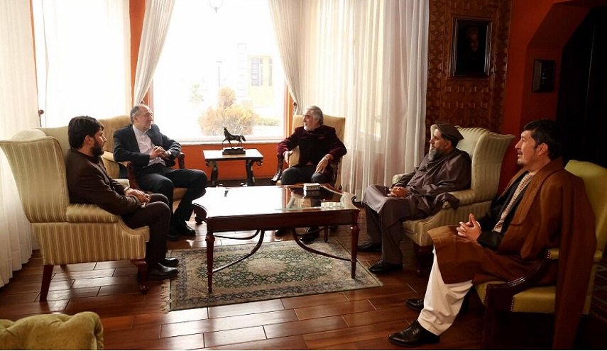 عبد الله عبد الله بحث مع السفير الإيراني زيارة وفد طالبان لطهران