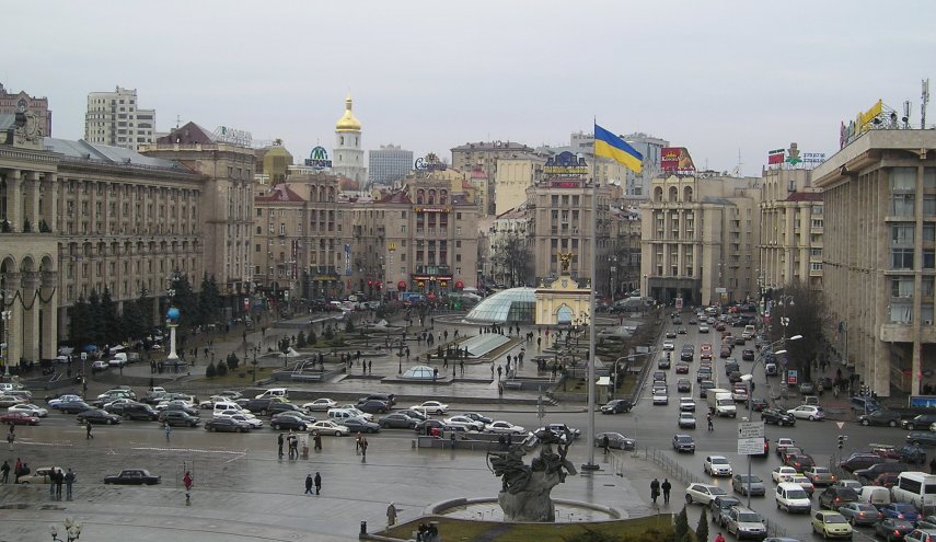دوي صافرات الإنذار في كييف
