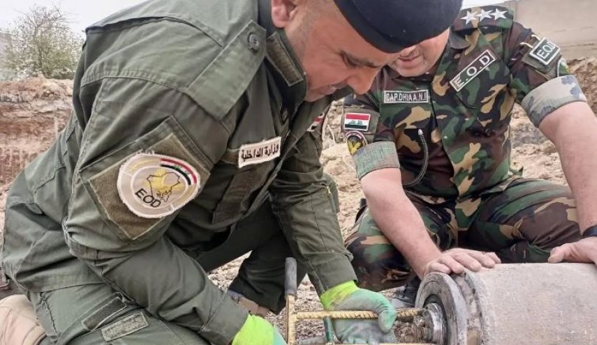 الامن العراقي يعالج ‘قنبلة طائرة’ عيار 500 رطل في نينوى