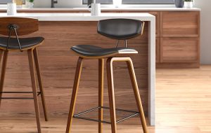 صندلی کانتر چوبی، کمک به ایجاد دکوراسیون جذاب