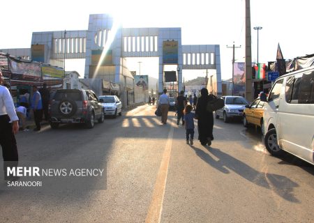 تردد در مرز باشماق مریوان بدون توقف برقرار است
